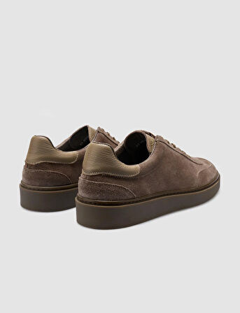 %100 Hakiki Deri Vizon Süet Erkek Spor Ayakkabı