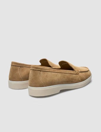 Lagaria MonaMae %100 Hakiki Deri Taba Süet Kadın Loafer