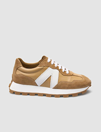 %100 Hakiki Deri Taba Kadın Sneaker