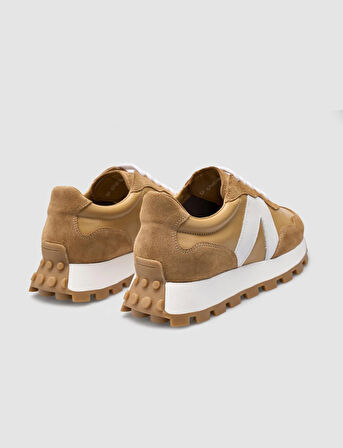 %100 Hakiki Deri Taba Kadın Sneaker
