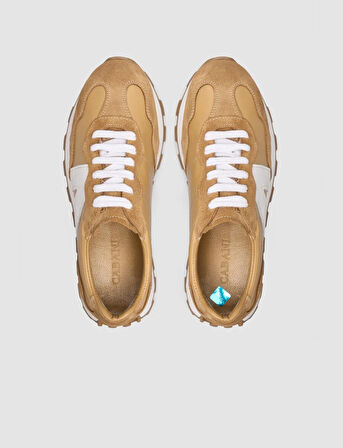 %100 Hakiki Deri Taba Kadın Sneaker