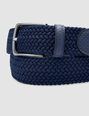 Cabani Triko Lacivert Erkek Kemer