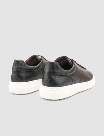 %100 Hakiki Deri Siyah Erkek Sneaker