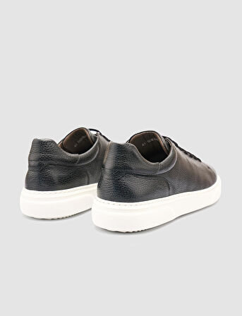 Cabani %100 Hakiki Deri Siyah Erkek Sneaker