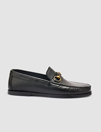 Cabani %100 Hakiki Deri Siyah Erkek Loafer