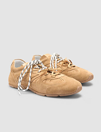 %100 Hakiki Deri Taba Kadın Sneaker