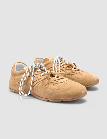 %100 Hakiki Deri Taba Kadın Sneaker