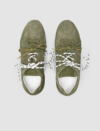%100 Hakiki Deri Haki Kadın Sneaker