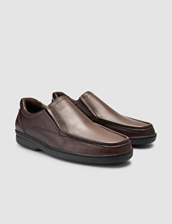 Cabani %100 Hakiki Deri Kahverengi Erkek Günlük Ayakkabı