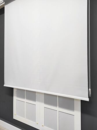 Beyaz Güneşlik Stor Perde A Kalite Beyaz-140 x 200