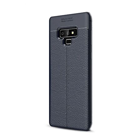Gpack Samsung Galaxy Note 9 Kılıf Niss Deri Görünüm Silikon3D Cam