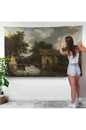 Jacob Van Ruis - Köy Hayatı Duvar Örtüsü-7010