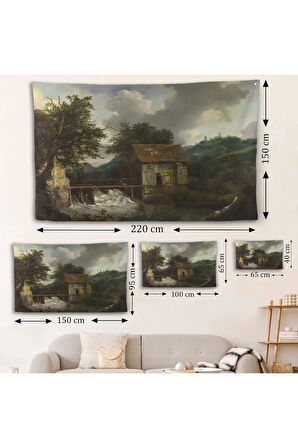 Jacob Van Ruis - Köy Hayatı Duvar Örtüsü-7010