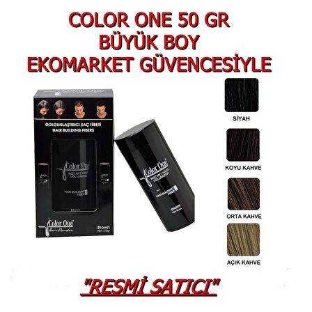 Color One Saç Dolgunlaştırıcı Topik Pudra  50gr- Kahve