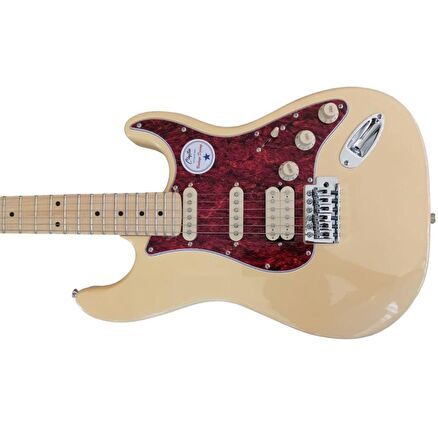 Clapton CLP50HSS-NT Elektro Gitar HSS Vintage Series