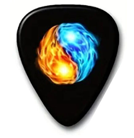 717S6 Gitar Penası 1 Adet Fire Yinyang (0.96mm)