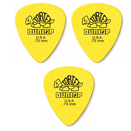 Jim Dunlop 418P.73 Tortex Standard 3 Adet Gitar Penası 0,73mm