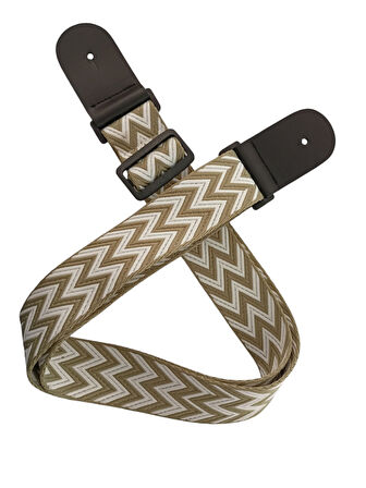 Rj200-CZ2 Gitar Askısı Deluxe Guitar Strap Deri Başlıklı Kalın
