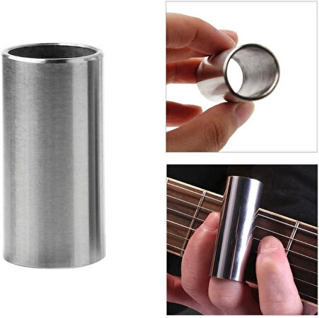 SL60 Gitar Slide - Paslanmaz Çelik 60x25x21x2 MM