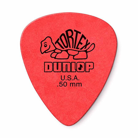 Jim Dunlop 418P.50 Tortex Standard 3 Adet Gitar Penası 0,50mm