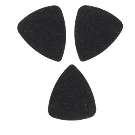 DG01-3BK Keçe Ukulele Penası Siyah (3 Adet) 3mm. Keçe Gitar Penası