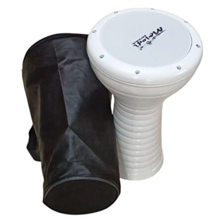 ME6WH Çömlek Darbuka Beyaz - Kılıf Hediyeli