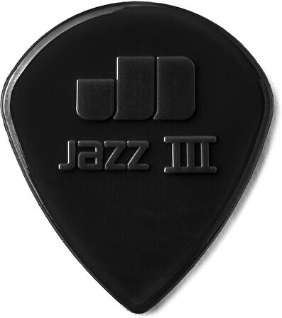 Jim Dunlop 47R3S Gitar Penası 3 Adet Nylon Jazz III Black Pena