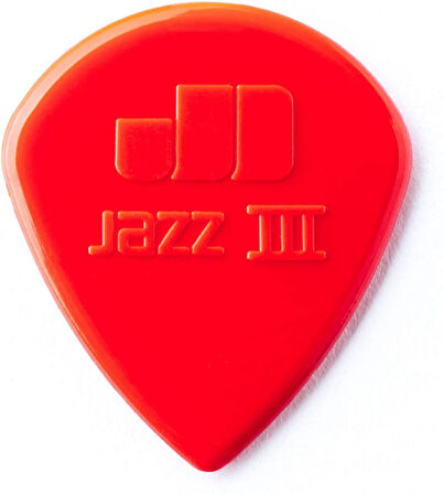 Jim Dunlop 47r3n Gitar Penası 3 Adet Nylon Jazz Iıı Red Pena