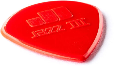 Jim Dunlop 47r3n Gitar Penası 3 Adet Nylon Jazz Iıı Red Pena