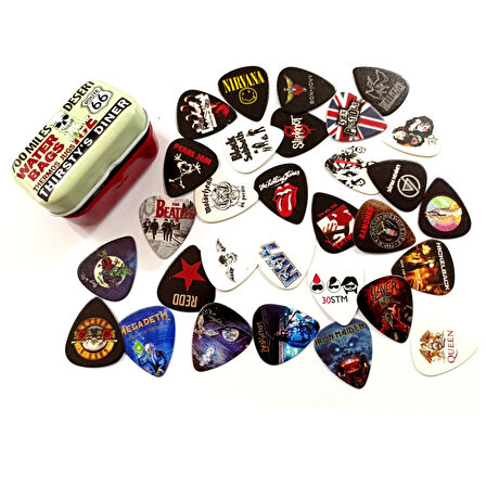 ART700 Kolleksiyon Gitar Pena 30 Adet Kutulu 0.70 mm