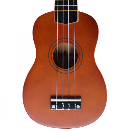 Angel AUK21-BR Kahverengi Soprano Ukulele Kılıflı