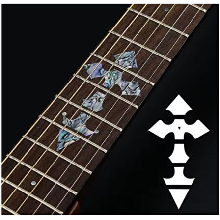 07A61 Fretboard Sticker - Klavye Yapışmalı Süs