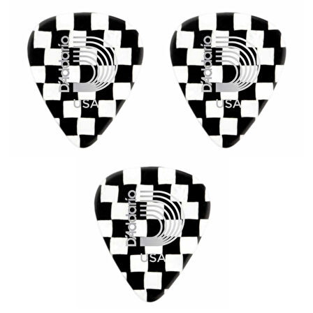 Daddario 1CCB6-3 Gitar Penası 3 Adet Checker Heavy 1.0mm