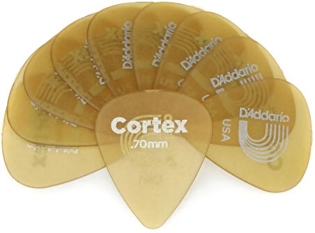 Daddario 1UCT4-3 Korteks Gitar Penası 3 Adet Cortex Guitar Picks 0,70 mm.