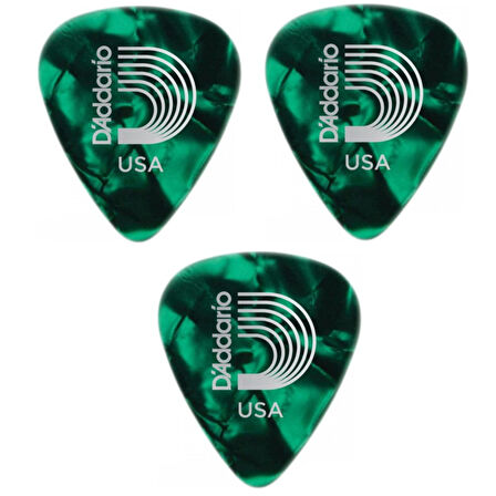 Daddario 1cgp6-3 Yeşil Pena 3 Adet Heavy Gitar Penası