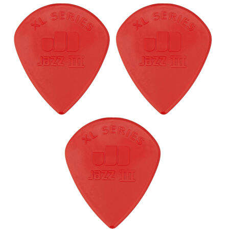 Jim Dunlop 47RXLN Nylon Jazz III XL Gitar Penası ( 3 Adet ) 1,38 mm.