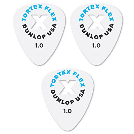 Jim Dunlop 428X1.00 Gitar Pena 3 Adet ( 1 mm) Tortex Flex X 
