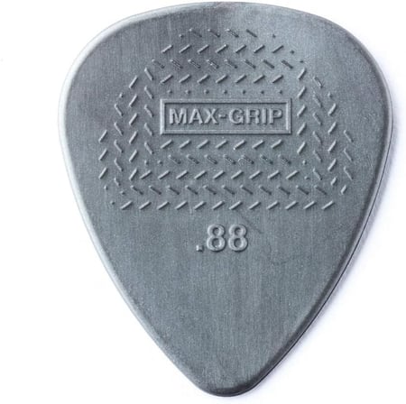 Jim Dunlop 449R.88 Naylon Max Grip Gitar Penası 3 Adet (0.88 mm)