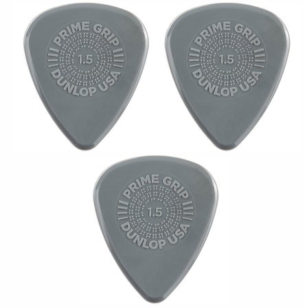 Jim Dunlop 450R1.5 Gitar Penası (3 Adet) 1.5 mm Prime Grip Delrin 500 