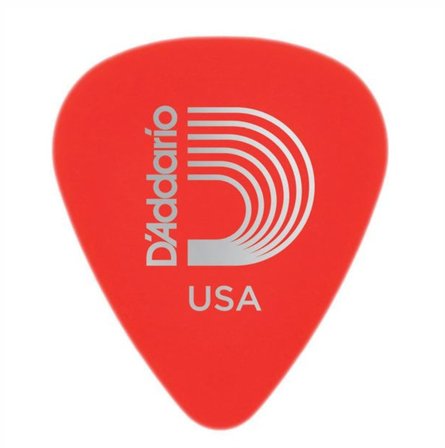 Daddario 1DRD1 Gitar Penası 3 Adet Duralin Kırmızı