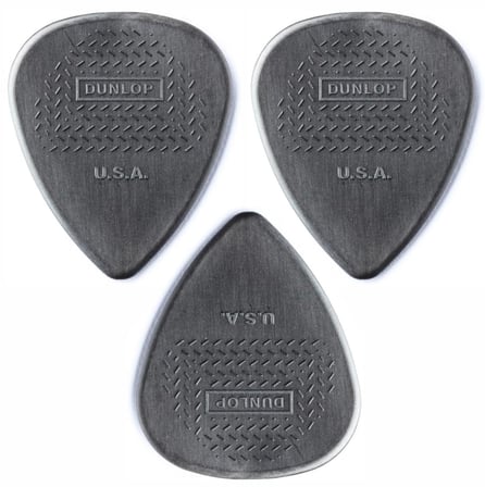 Jim Dunlop 449R100 Gitar Penası (1 mm.) Max-Grip Nylon (3 Adet)  