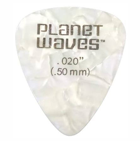 PLANETWAVES PW1CMPT251 Beyaz Gitar Penası 3 Adet 0.50 mm Beyaz