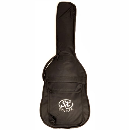 SX SST57+/BK Stratocaster Elektro Gitar (Black) EB400 Kılıf Hediyeli