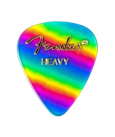 Fender 351 Heavy Rainbow 3 Adet Gitar Penası Count