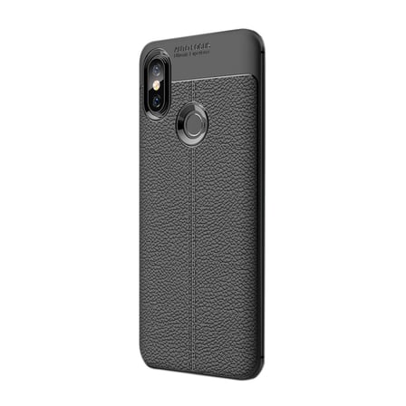 Gpack Xiaomi Mi 8 Se Kılıf Niss Silikon Deri DokumaNano Ekran Koruyucu