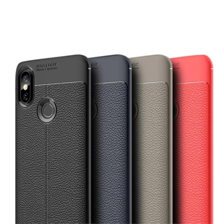 Gpack Xiaomi Mi 8 Se Kılıf Niss Silikon Deri DokumaNano Ekran Koruyucu