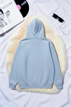 Unisex Ars Longa Vita Brevis Baskılı Oversize Hoodie Kapüşonlu Sweatshirt