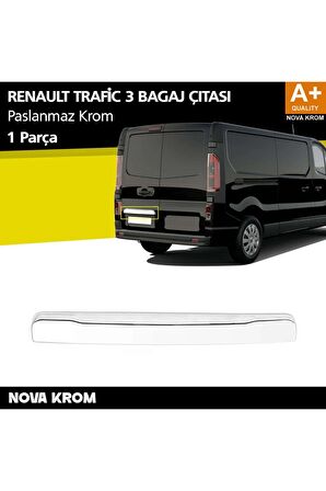 Renault Trafic Krom Bagaj Çıtası (Çift Kapılı) 2014 Üzeri