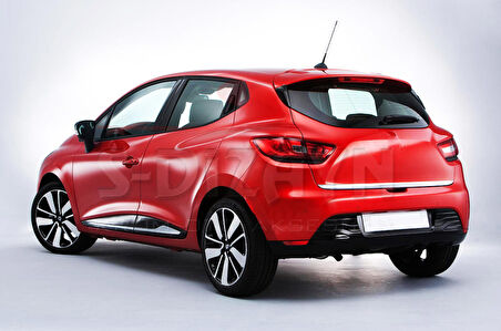 S-Dizayn Renault Clio 4 HB Krom Bagaj Alt Çıtası 2012 Üzeri