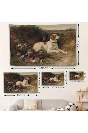 Av Köpekleri Duvar Örtüsü-7019